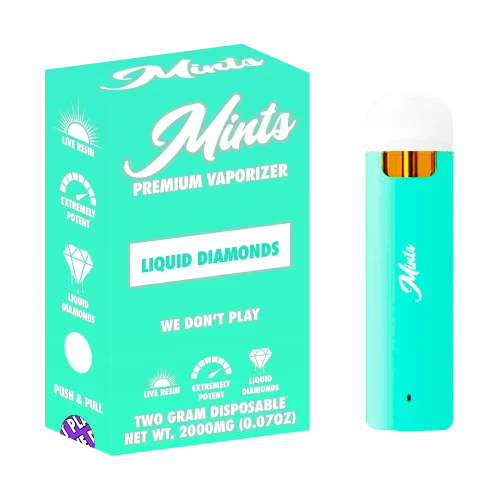 mints thca 2 gram disposable product photo